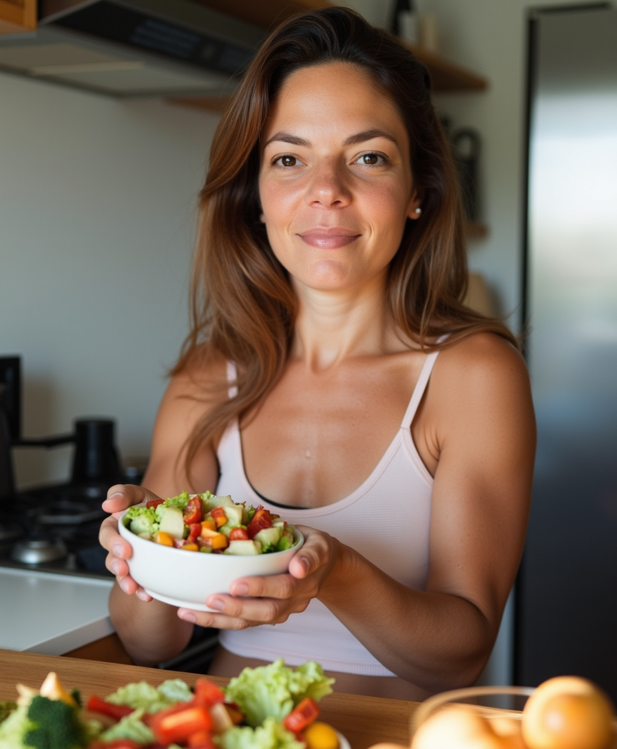 Victoria cocinando saludable sin complicaciones